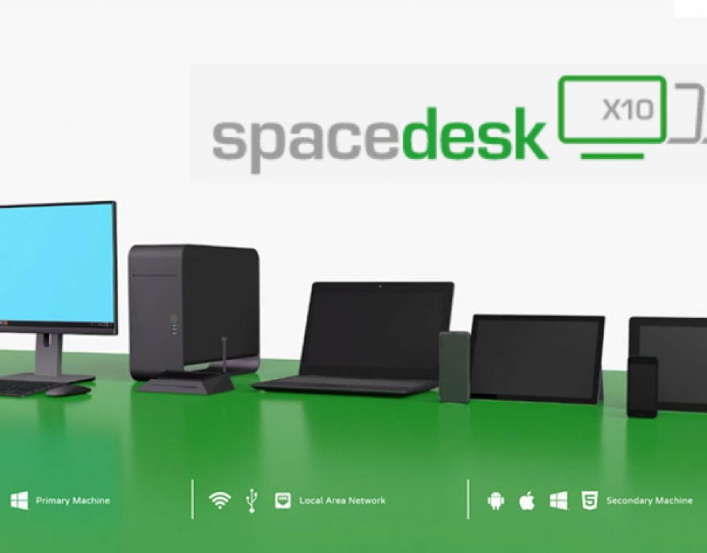 Spacedesk: expand your desktop to your smartphone in Windows 10