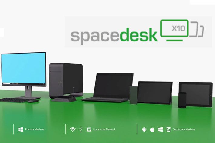 Spacedesk: expand your desktop to your smartphone in Windows 10