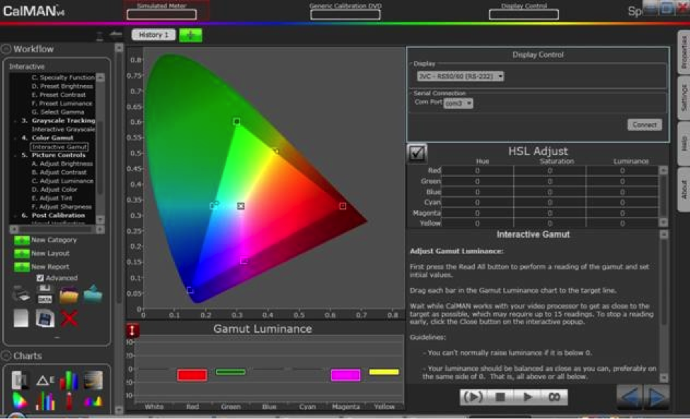 The COLR devices come integrated with Pomfort’s Live Grade program.