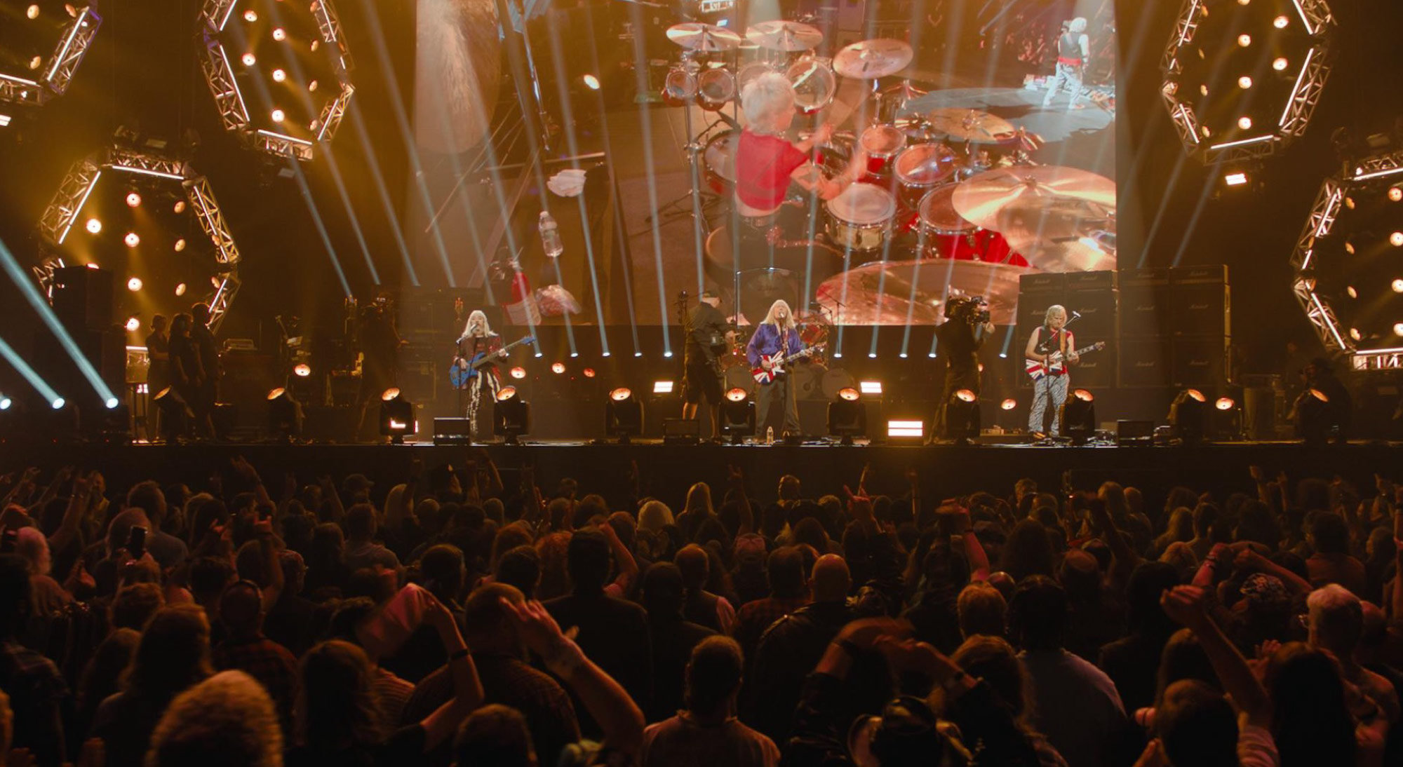 Spinal Tap II: concert finale shot with Blackmagic cameras