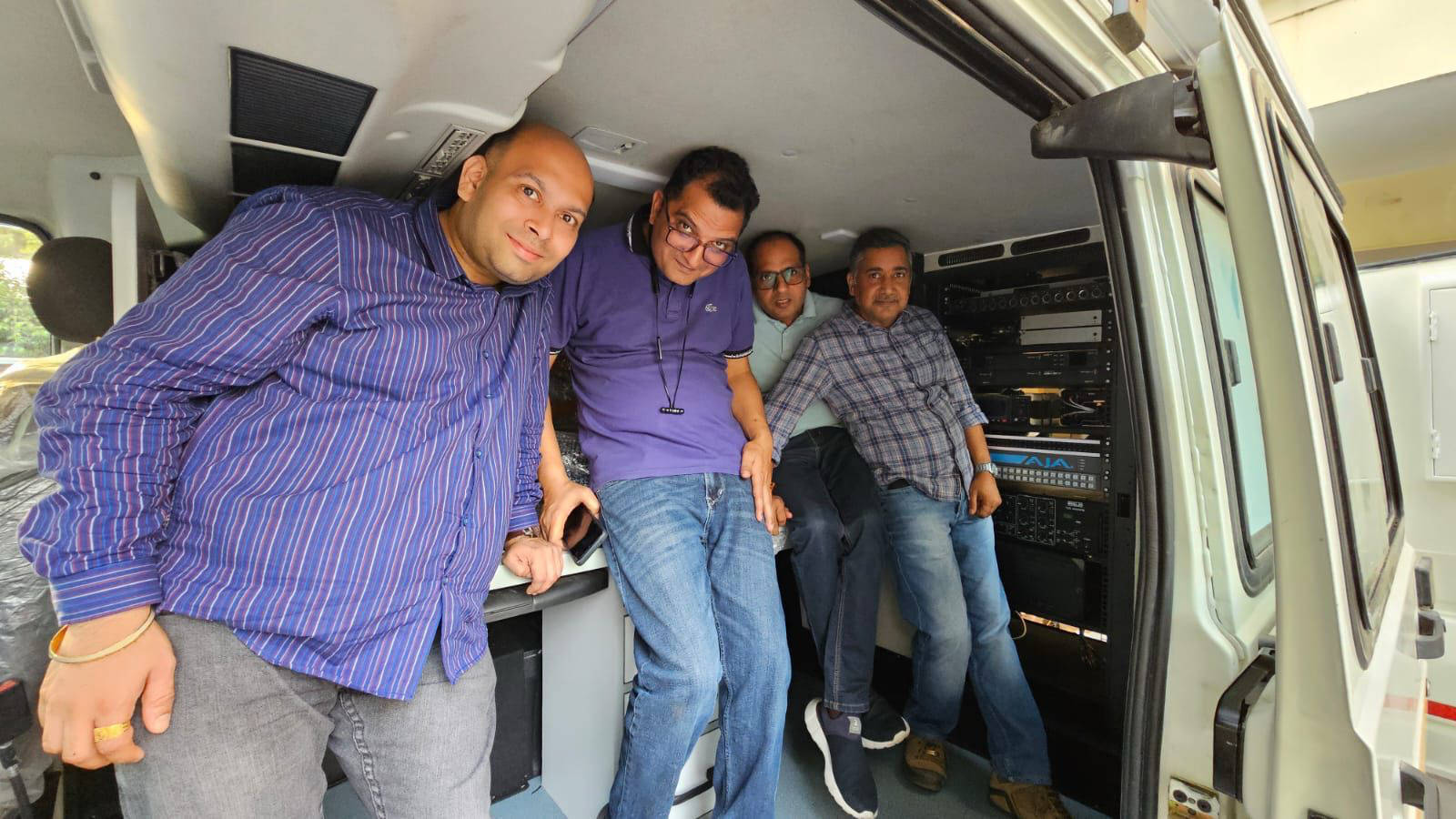 Sun Broadcast builds Dayalbagh’s multimedia van with AJA gear