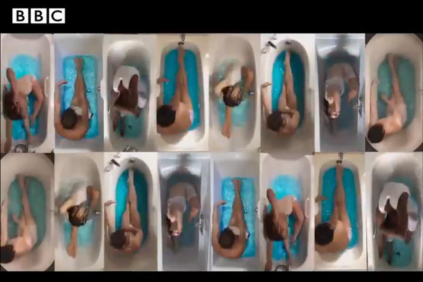 Swan Lake Bath Ballet filmed... in the bathtub
