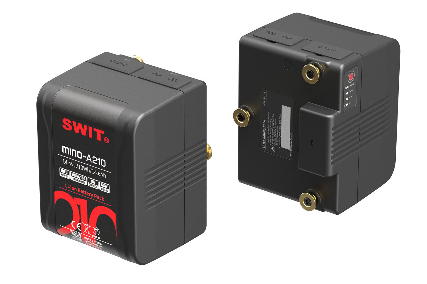 SWIT introduces the MINO-A Series of compact Gold Mount batteries