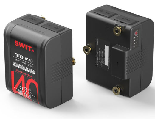SWIT introduces the MINO-A Series of compact Gold Mount batteries