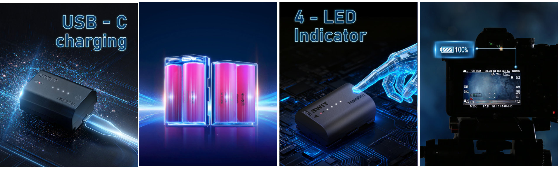 SWIT PowerCell: professional-grade batteries for mirrorless cameras