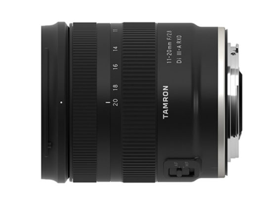 TAMRON’s first Canon RF mount lens: 11-20mm F/2.8 Di III-A RXD