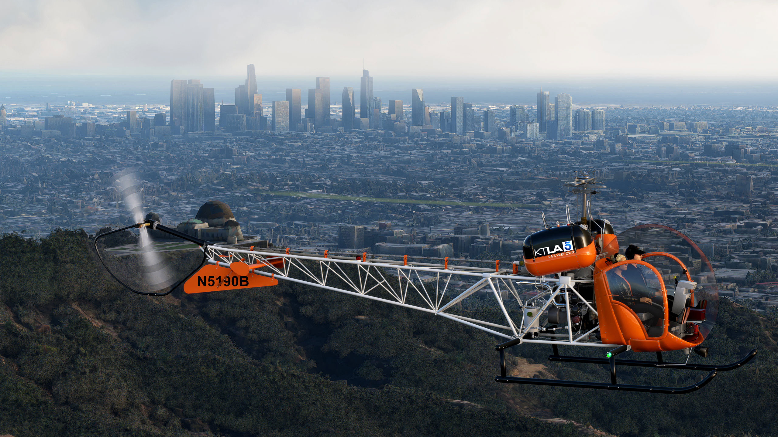 Bell 47-G2 “Telecopter”: the first flying TV studio flew 63 year ago