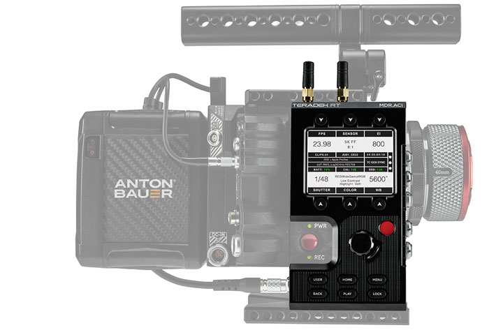 Teradek RT ACI, a new and intuitive interface for RED DSMC2 cameras