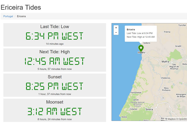 Tides Near Me, an essential app for coastal videography