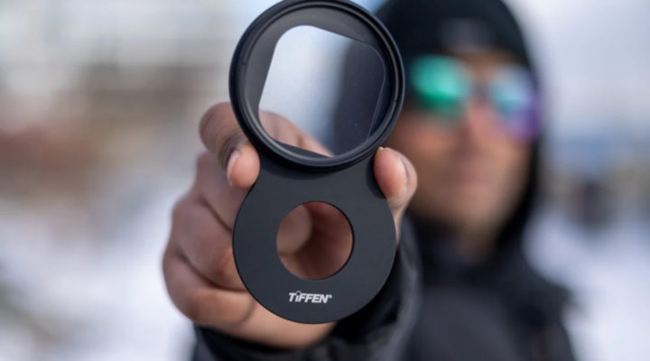 New Tiffen smartphone 58mm filter mount for iPhone