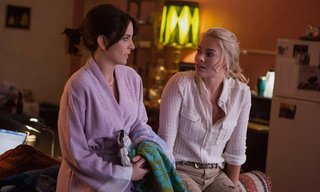 Left to right: Tina Fey plays Kim Baker and Margot Robbie plays Tanya Vanderpoel in Whiskey Tango Foxtrot from Paramount Pictures and Broadway Video/Little Stranger Productions in theatres March 4, 2016.