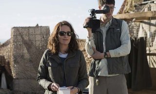 Left to right: Tina Fey plays Kim Baker and Nicholas Braun plays Tall Brian in Whiskey Tango Foxtrot from Paramount Pictures and Broadway Video/Little Stranger Productions in theatres March 4, 2016.