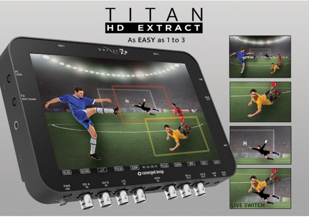 Titan: transform one 4K in three HD