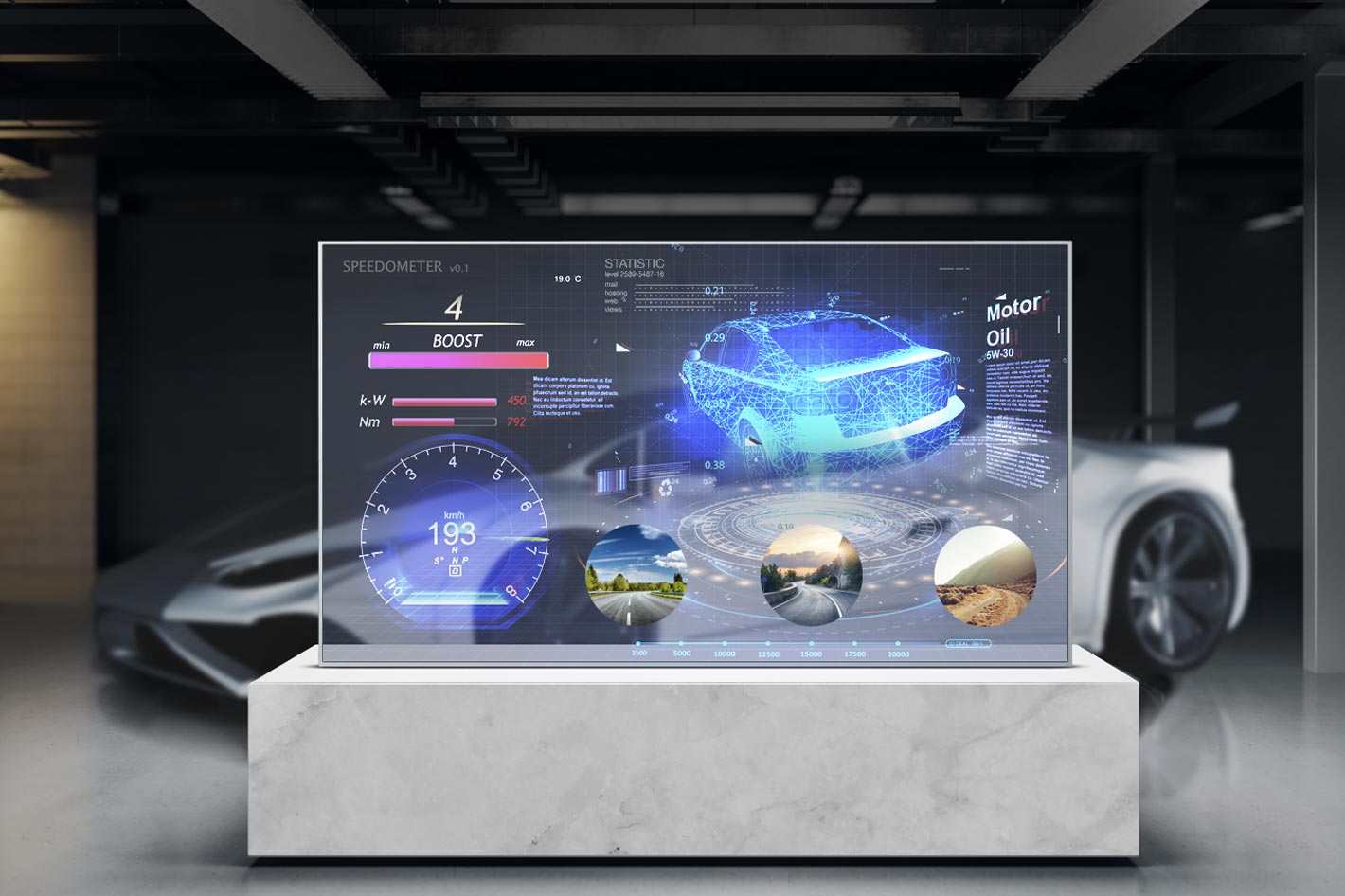 LG Display shows Transparent OLED display at CES 2021