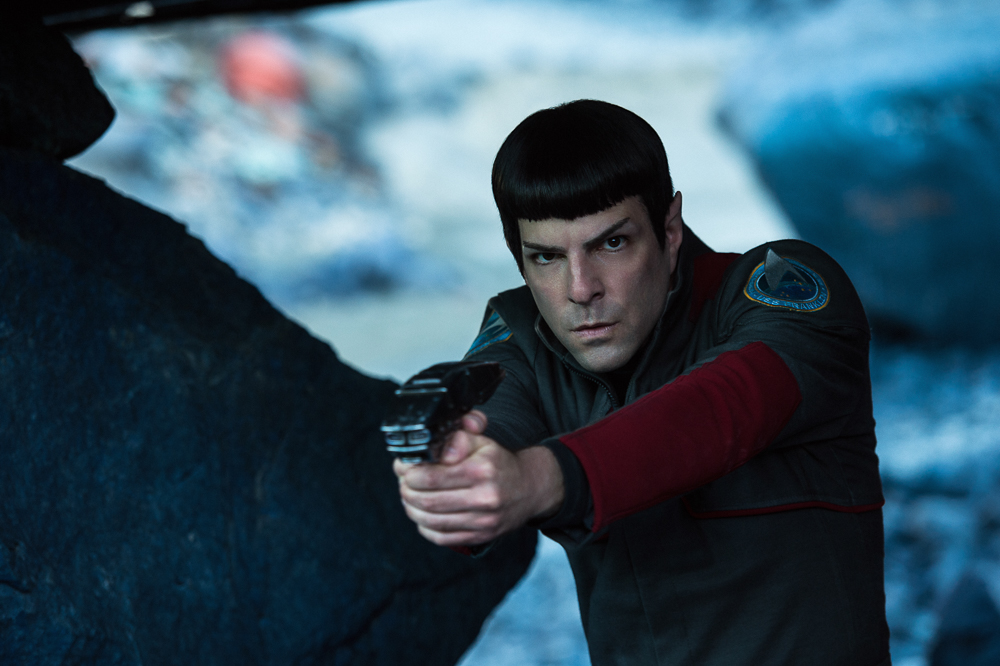 Zachary Quinto plays Spock in Star Trek Beyond from Paramount Pictures, Skydance, Bad Robot, Sneaky Shark and Perfect Storm Entertainment