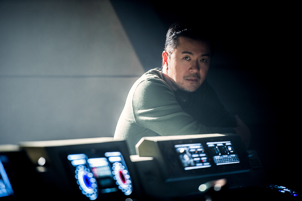 Director Justin Lin on the set of Star Trek Beyond from Paramount Pictures, Skydance, Bad Robot, Sneaky Shark and Perfect Storm Entertainment