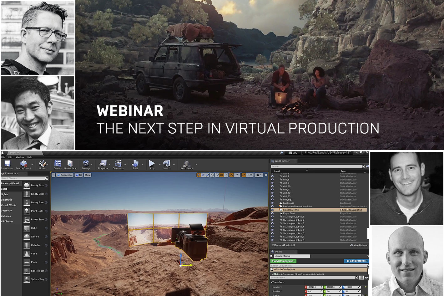 A free webinar from Epic Games: the next step in Virtual Production