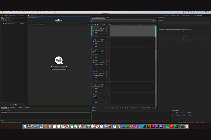 Universal Production Music: a free panel for Premiere Pro and Audition 14