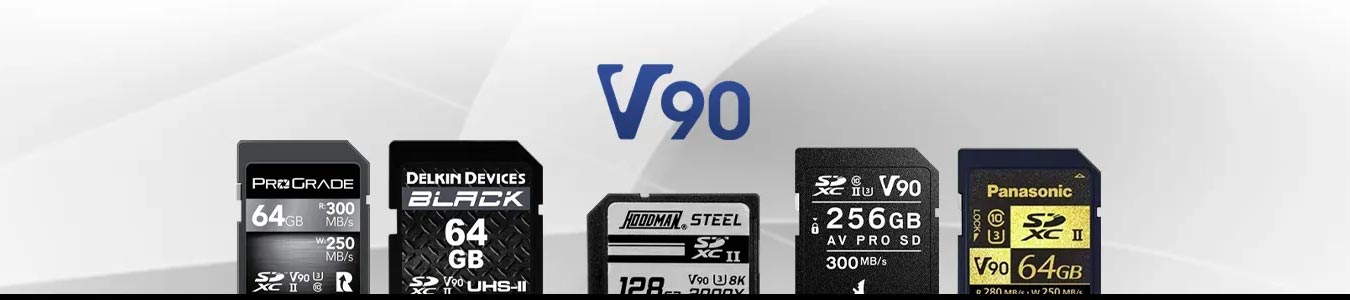 V90 memory cards: your choice for 4K video and beyond