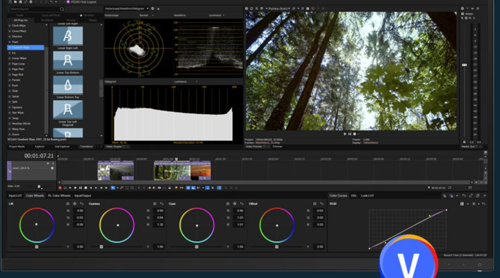 VEGAS Pro 20: new color correction features directly on the timeline