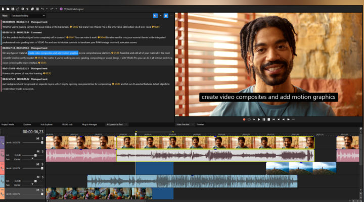 VEGAs Pro 21 receives new major update during NAB 2024