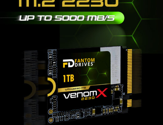 VENOMX NVMe SSD drives for VP and video production