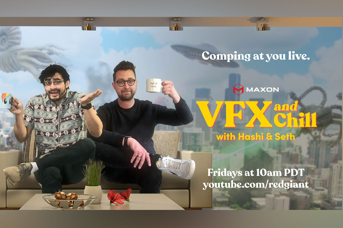 VFX and Chill: Maxon’s new live talk show starts this May