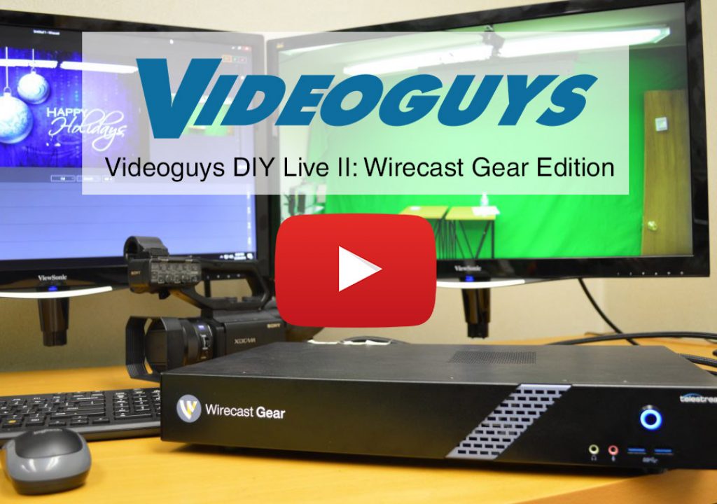 how to set up a live production studio with wirecast gear