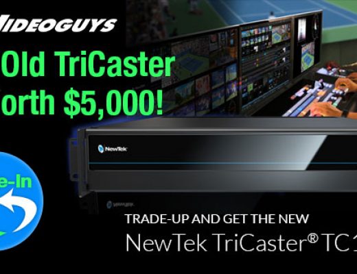 TriCaster trade-in at Videoguys.com