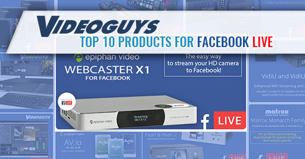 Top 10 Products for Facebook Live 1