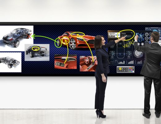 Leyard, a LED touch-enabled video wall