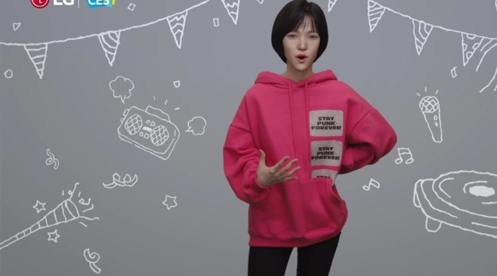 LG introduced at CES 2021 its first virtual influencer