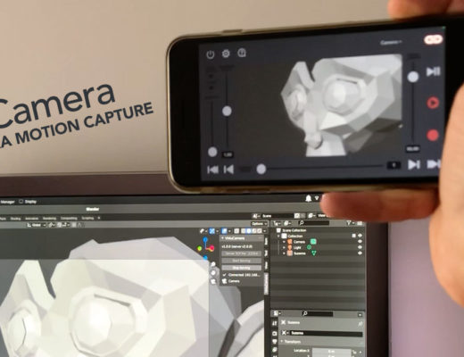 VirtuCamera for Blender, mocap with your iOS device