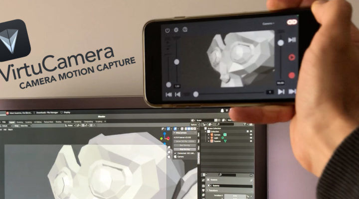 VirtuCamera for Blender, mocap with your iOS device