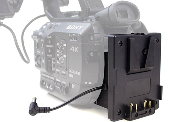 How to fit a Mini V-Lok battery to a Sony FS5