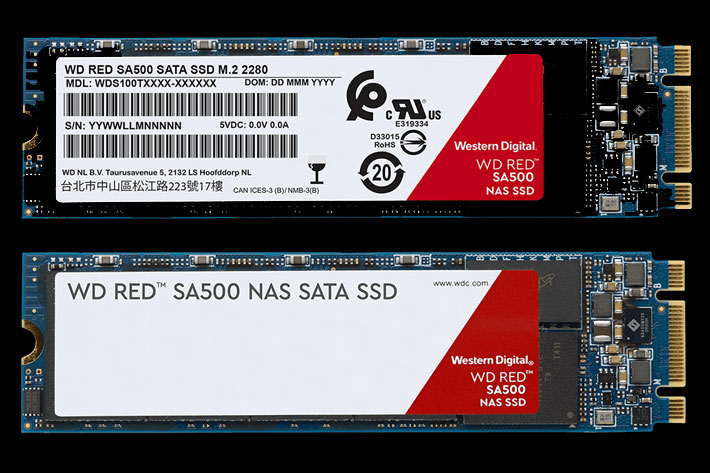 WD Red SA500 SSD: designed for NAS and 4K and 8K video editing