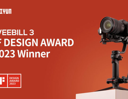 ZHIYUN WEEBILL 3 gimbal wins iF Design Award 2023