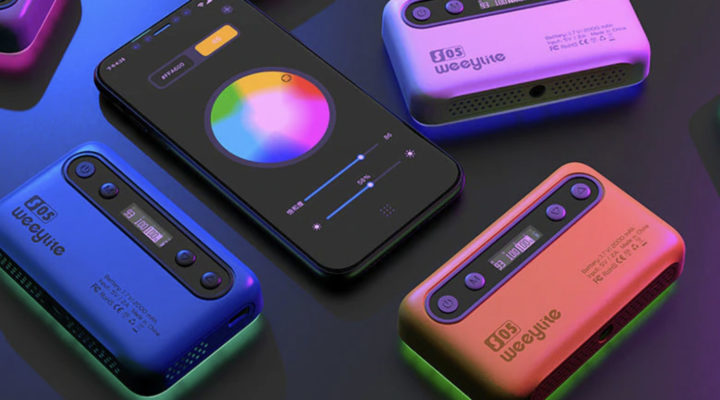 Weeylite S05 a portable pocket fill light with OLED display
