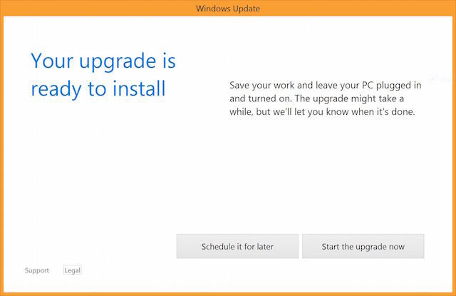 windows 10 update window