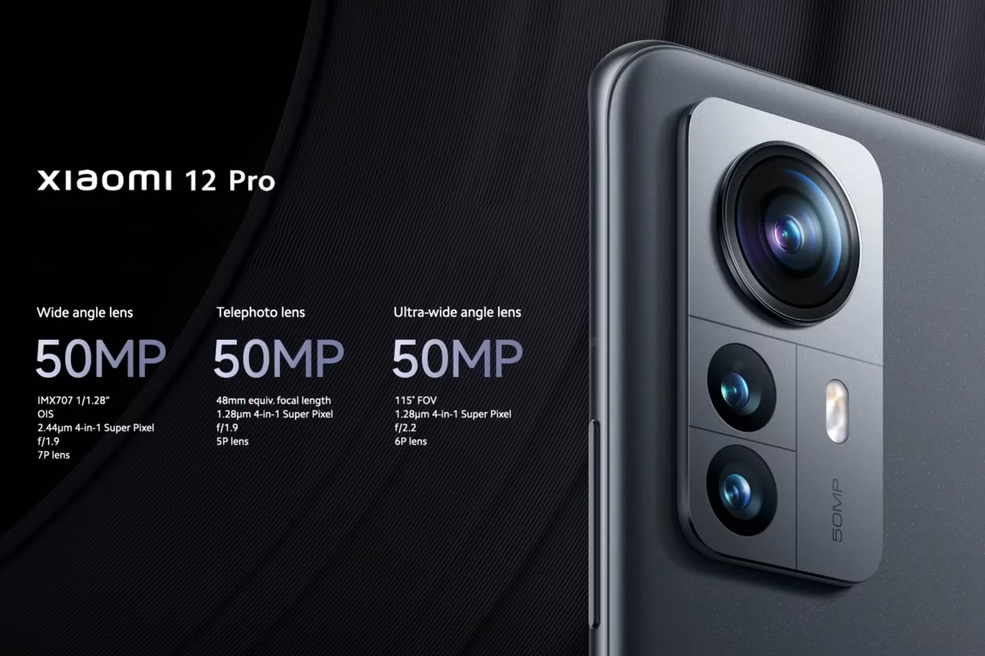 Xiaomi 12 Pro: will the triple 50MP camera array become a standard?