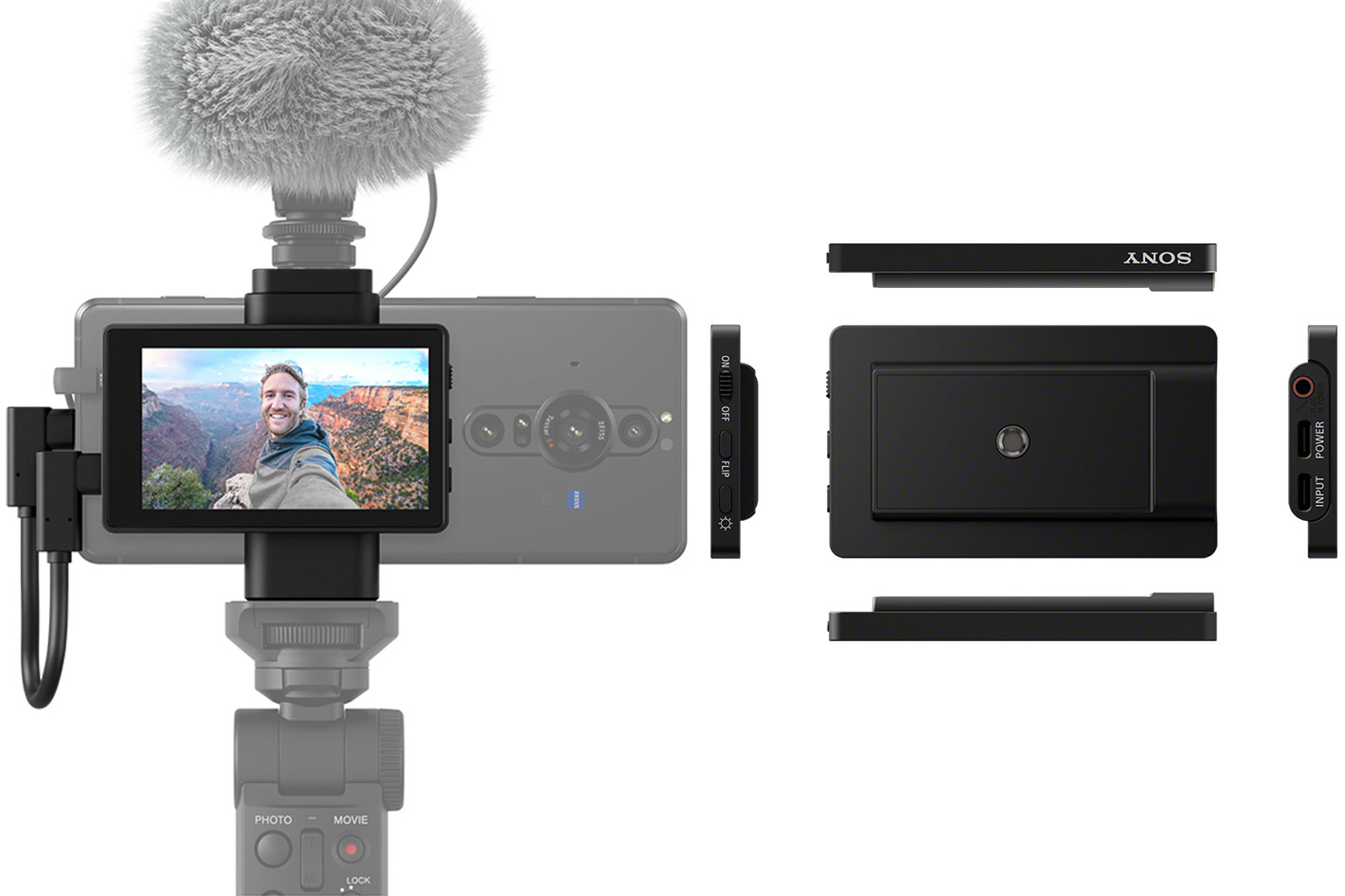 A Vlog Monitor to use with the Xperia PRO-I smartphone