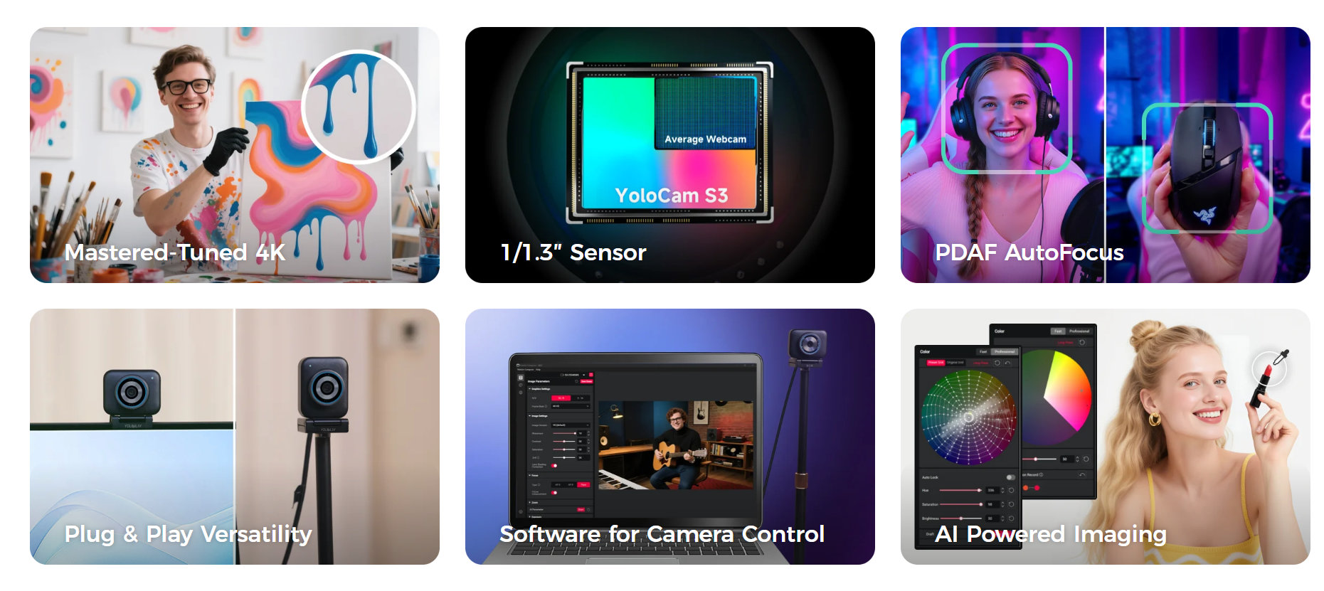 YoloCam S3: a new 4K AI-powered webcam