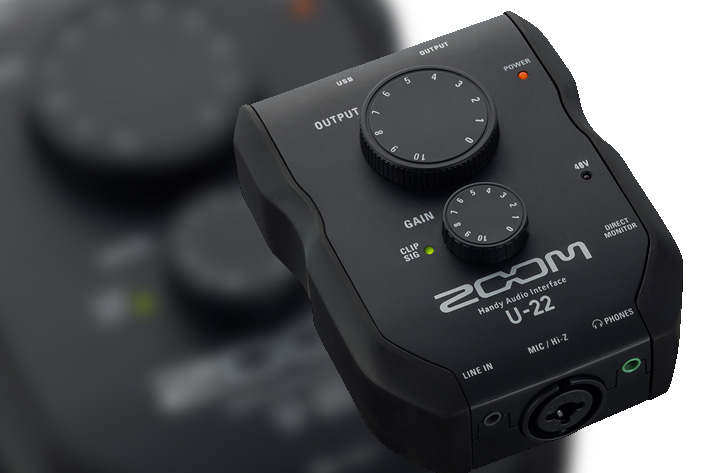 Zoom U-22, an essential audio interface